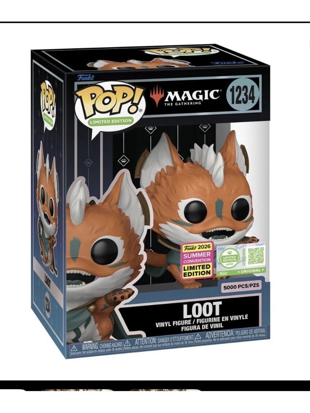 2026 SDCC Pop! Loot with Pop! Protector #1234 LE 5000 (Confirmed Order) PRESALE